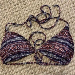 Volcom triangle bikini top